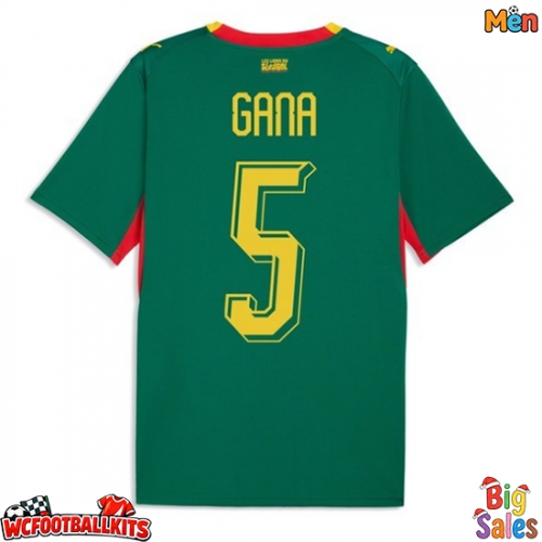 Senegal Idrissa Gueye #5 Replica Away Stadium Shirt World Cup 2026 Short Sleeve